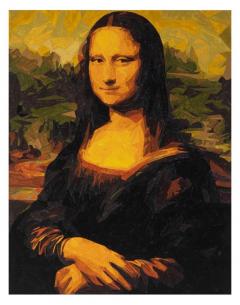 Pictura pe numere - Mona Lisa, 40x50cm