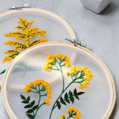 Kit broderie - Fire de flori