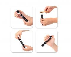 Set cadou rasnite condimente cu suport in X - Slim Body