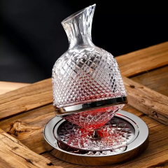 Decantor de vin rotativ