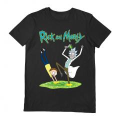 Tricou M cu breloc - Rick and Morty