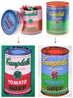 Puzzle - Andy Warhol Soup Can Pink