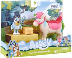 Set 2 figurine - Bluey - Bluey's Unipony Ride