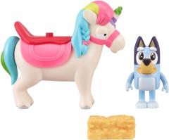 Set 2 figurine - Bluey - Bluey's Unipony Ride