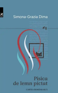 Pisica de lemn pictat