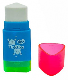 Radiera si ascutitoare - Tip N Top - Albastru - Tinc