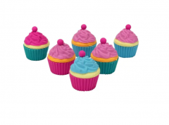 Set 6 radiere - Cupcake 