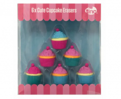 Set 6 radiere - Cupcake 
