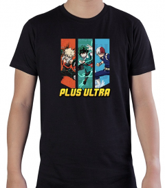 Tricou S - Men - My Hero Academia - Heroes - Black