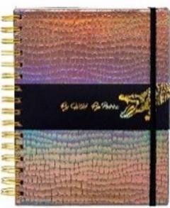 Carnet A5 - Be Wild - Iridescent Faux Crocodile Skin