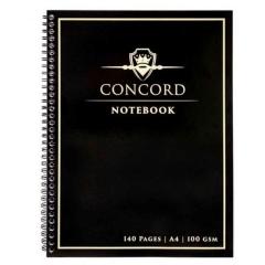 Caiet A4 dictando cu spirala - Concord