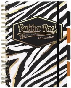 Carnet cu spirala si separatoare - Project Book - Zebra B5 - 200 file