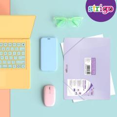 Mapa A4 Strigo, cu elastic - Mov