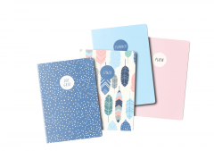 Set caiete - Carpe Diem - Feathers