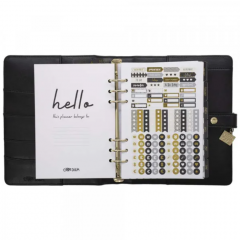 Agenda A6 nedatata - Carpe Diem - Negru