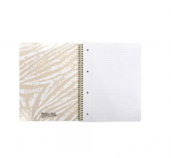 Caiet A4 cu spirala - Wild Jotta - Zebra