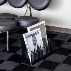 Suport reviste - Skyline Black