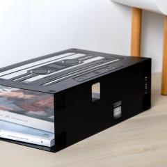 Suport reviste - Cassette Black