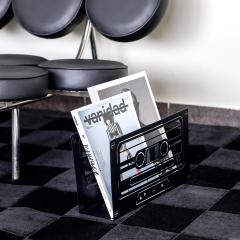 Suport reviste - Cassette Black