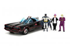 Set Masina metalica - Batmobile, Robin,The Penguin, The Joker