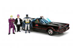 Set Masina metalica - Batmobile, Robin,The Penguin, The Joker