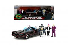 Set Masina metalica - Batmobile, Robin,The Penguin, The Joker