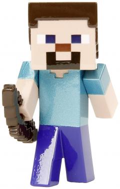 Set figurine metalice - Minecraft - Steve, Alex, Crepper, Warden