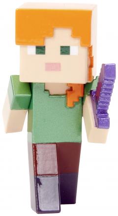 Set figurine metalice - Minecraft - Steve, Alex, Crepper, Warden