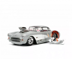 Set masina si figurina - Chevrolet Corvette & Bugs Bunny 