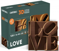 Puzzle 3D - Cartonic - Love 128 piece