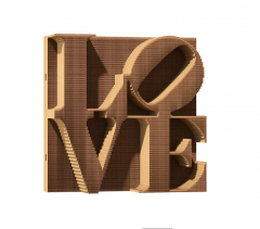 Puzzle 3D - Cartonic - Love 128 piece
