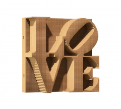 Puzzle 3D - Cartonic - Love 128 piece