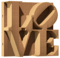 Puzzle 3D - Cartonic - Love 128 piece