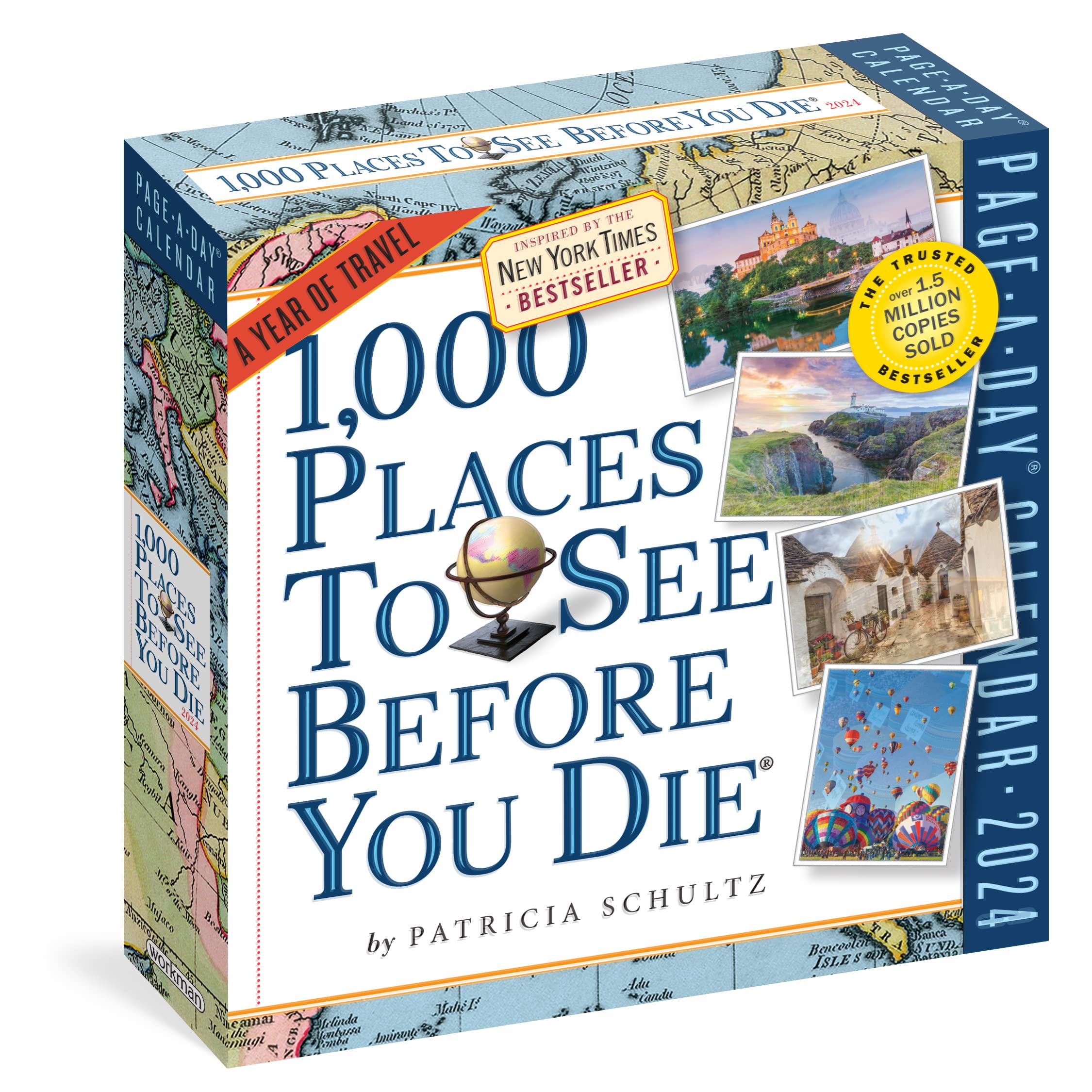 Calendar 1,000 Places to See Before You Die 2024 Workman