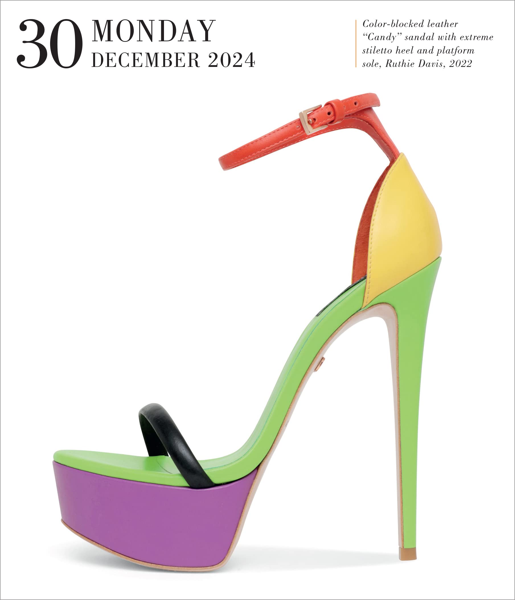 Shoes PageADay Gallery Calendar 2024