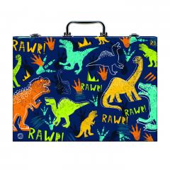Set desen - Art Case Dinozaur - 100 accesorii 