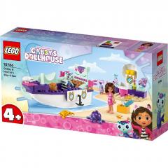 LEGO Gaby's Dollhouse - Barca cu Spa a lui Gabby si a Pisirenei (10786)