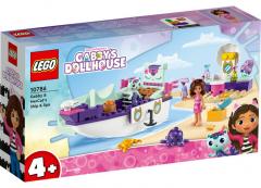 LEGO Gaby's Dollhouse - Barca cu Spa a lui Gabby si a Pisirenei (10786)
