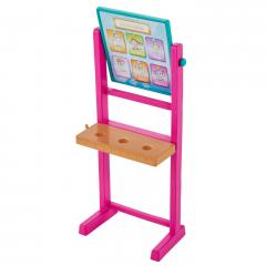 Papusa -  Barbie - Set mobilier cu profesoara bruneta 