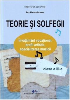 Teorie si solfegii - Clasa a III-a