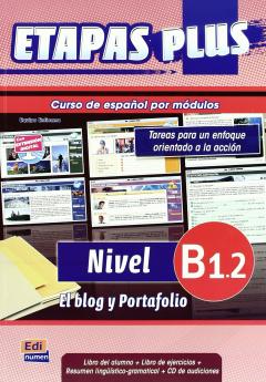 Coperta cărții Etapas Plus - B1.2 Alumno + CD