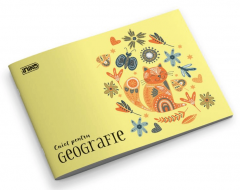 Caiet - A4, 24 file, geografie - Lykke