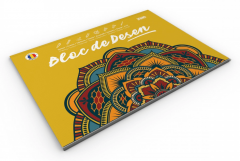 Bloc de desen - A3, 15 file, 250 gr - Mandala