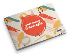 Caiet - A4, 24 file, geografie - Classic