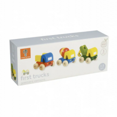 Set 3 camioane de lemn