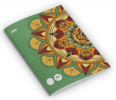 Caiet - A4, 80 file, dictando - Mandala