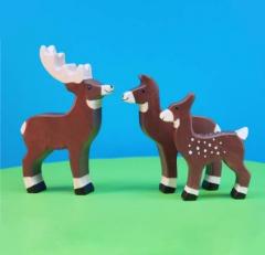 Set 3 figurine - Familie de cerbi