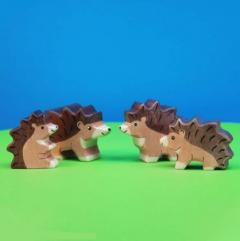 Set 4 figurine - Familie de arici