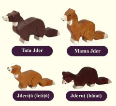 Set 4 figurine - Familie de jderi