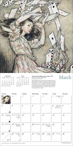 Calendar 2024 - Alice in Wonderland